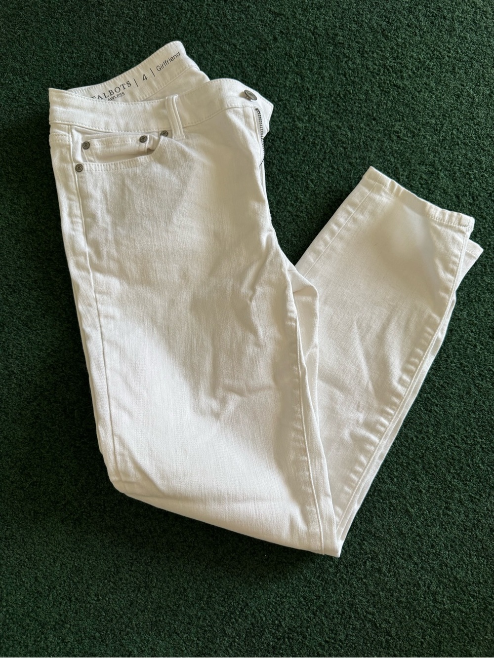 Talbots White Skinny Jeans for Women